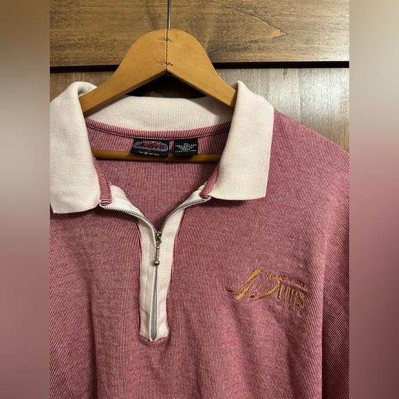 Vintage San Francisco 49ers Polo 1997 1/4 Zip NFL Active EUC Embroidered Logo - Picture 8 of 13